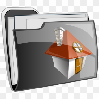Home Folder Icon Png, Transparent Png