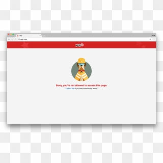 Yelp Blocks My Public Vpn - Sorry You Re Not Allowed To Access, HD Png Download
