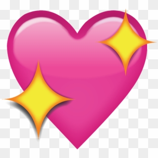 Pink Heart Emoji Transparent, HD Png Download