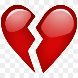 Emoji Love Png - Broken Heart Emoji Transparent, Png Download
