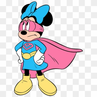 Super Minnie - Minnie Mouse Super Hero, HD Png Download