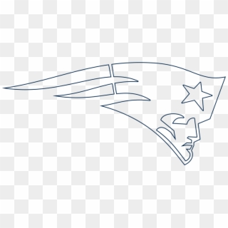 Free Png Download New England Patriots Logo Drawing - Line Art, Transparent Png