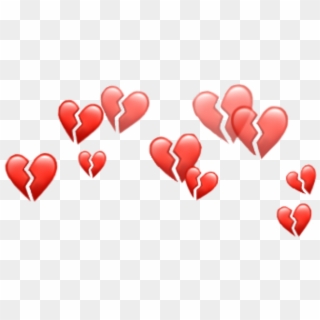 Heart Emojis Png - Heart Emoji Crown Png, Transparent Png