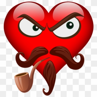 Emoji, Emojicon, Emojis, Heart, Valentine's Day, Love - Cartoon, HD Png Download