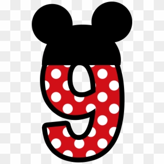 Clipart Numbers Mickey Mouse - Mickey Mouse Number, HD Png Download