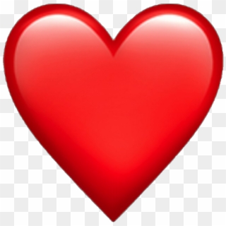 Emoji Sticker - Heart Emoji Ios Png, Transparent Png