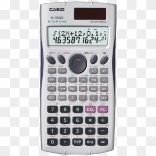 Scientific Calculator Png Image - Casio Fx 115ms, Transparent Png