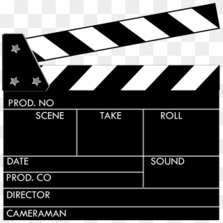 Featured Book Trailers - Action Movie Clapboard, HD Png Download