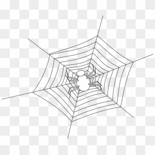 Halloween Spider Web Download Png Image - Spider Outline, Transparent Png