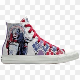 Suicide Squad Converse - Harley Quinn Shoes Converse, HD Png Download