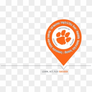 Print Logo [png] - Clemson Tiger Paw, Transparent Png