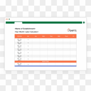 Spreadsheet Illustration - Template, HD Png Download