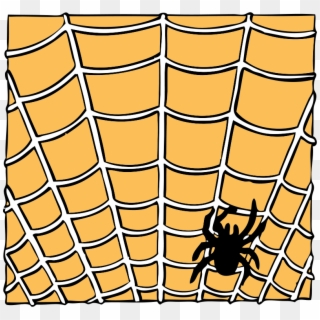 Spider On A Spider Web Png Clip Arts, Transparent Png