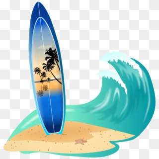 Png Image Information - Surfing Board Clipart, Transparent Png