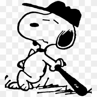 Clipart Snoopy Baseball Clipart - Snoopy Baseball Png, Transparent Png