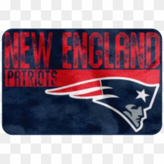 20 X 30 Worn Out Printed Foam Mat - New England Patriots, HD Png Download