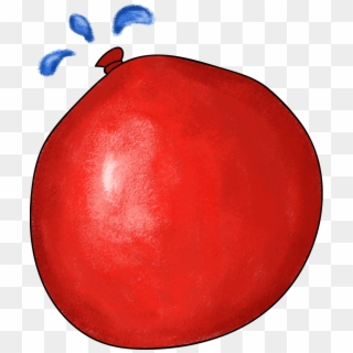 Water Balloon Volleyball - Apple, HD Png Download