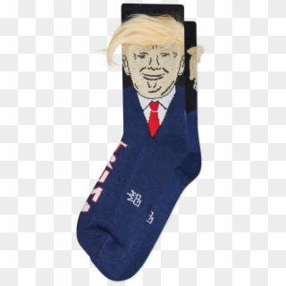 Trump Hair Dress Crew Socks - Donald Trump Socks With Hair, HD Png Download