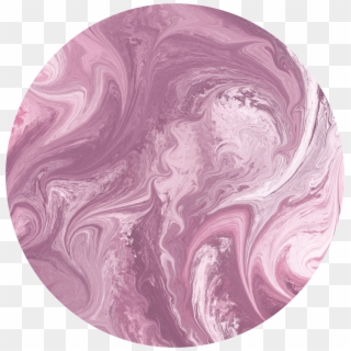 Watercolour Watercolor Circle Ftestickers Marble Marble - Watercolor Painting, HD Png Download