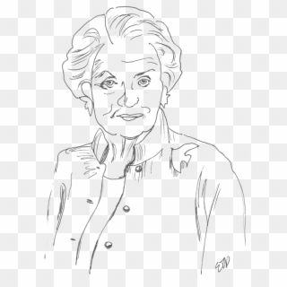 Madeline Albright Is One Of My Heroes - Madeleine Albright Drawing, HD Png Download