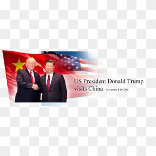 Us First Lady Melania Trump Visits Beijing Zoo - Flag Of The United States, HD Png Download
