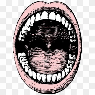Vector - Wide Open Mouth Drawing, HD Png Download