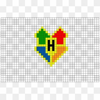 Hogwarts Crest Pixel Art, HD Png Download