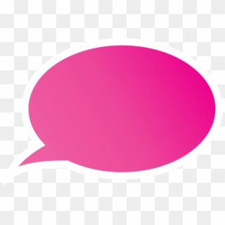 There Is 20 Speech Bubble Free Cliparts All Used For - Pink Speech Bubble Transparent Background, HD Png Download