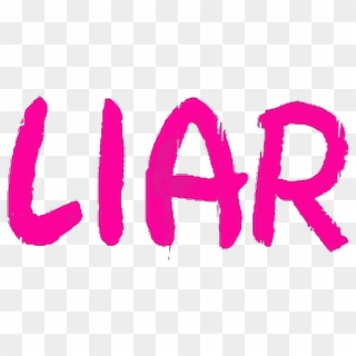 Liar Color Pink Text - Calligraphy, HD Png Download
