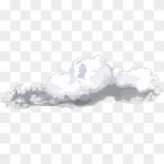 Nube - Siluetas De Nubes Png, Transparent Png