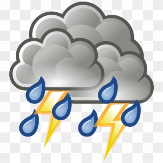 Indiatodayflash On Twitter - Thunderstorm Clipart, HD Png Download