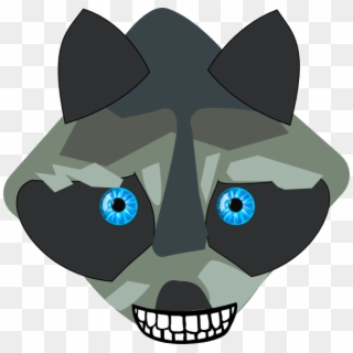 Raccon Closed Mouth Svg Clip Arts 600 X 584 Px, HD Png Download