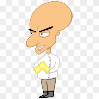 Mad Scientist - Big Bald Head Cartoon, HD Png Download