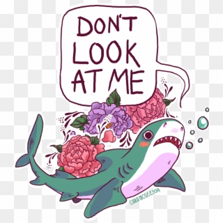 Cute Tumblr Stickers Transparent - Cute Shark Art, HD Png Download