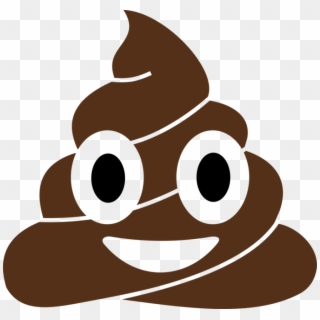 Poop Emoji Design - Poop Emoji Vector Free, HD Png Download