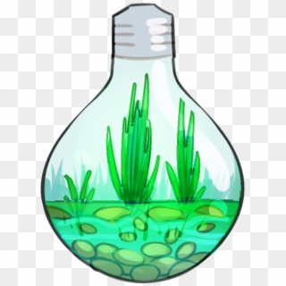 • * Art My Art Green Nature Plants Stickers Artists - Glass Bottle, HD Png Download