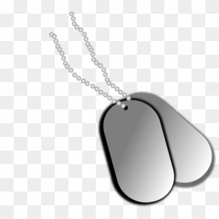 Dog Tags Clip Art At Clker - Military Dog Tags Png, Transparent Png