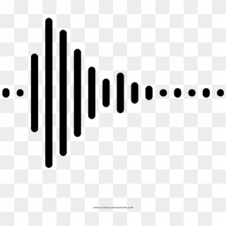 Sound Wave Coloring Page - Sound Waves Icon, HD Png Download