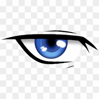 Anime Eye Png - Anime Blue Eyes Png, Transparent Png