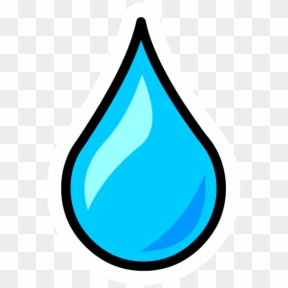 Graphic Blue Free On Dumielauxepices Net - Simple Water Drop Outline, HD Png Download