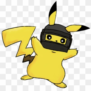 Banner Library Download Pikachu With A Level Helmet - Pubg Level 3 Helmet Drawing, HD Png Download
