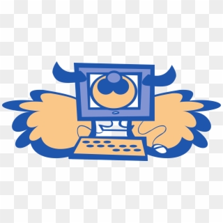 This Free Icons Png Design Of Angel Cow Computer With, Transparent Png
