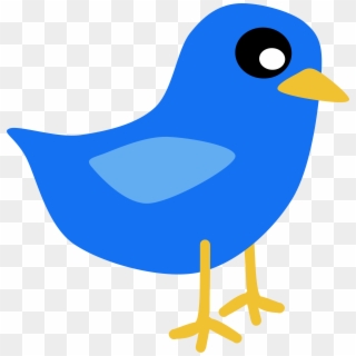 Large Blue Bird Png Cartoon Clipart Png M 1434276645 - Bird No Background Clipart, Transparent Png