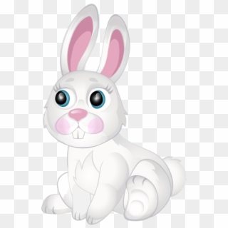 Free Png Download White Bunny Transparent Clipart Png - White Bunny Clipart, Png Download