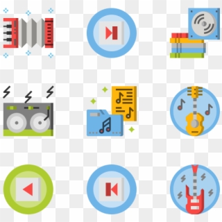 Music - Digital Marketing Icons Vector, HD Png Download