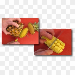 How To Cut A Fresh Pineapple - Pineapple, HD Png Download