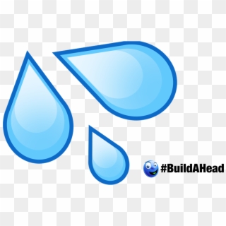 Water Splash Emoji Png - Water Drop Emoji, Transparent Png