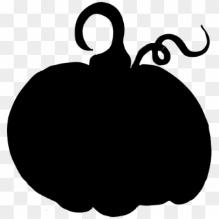 Black Pumpkin Png - Pumpkin Silhouette Clipart, Transparent Png