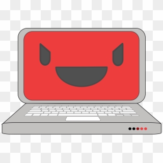 This Free Icons Png Design Of Evil Computer Laptop, Transparent Png