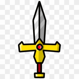 Golden Knight Sword - Cross, HD Png Download